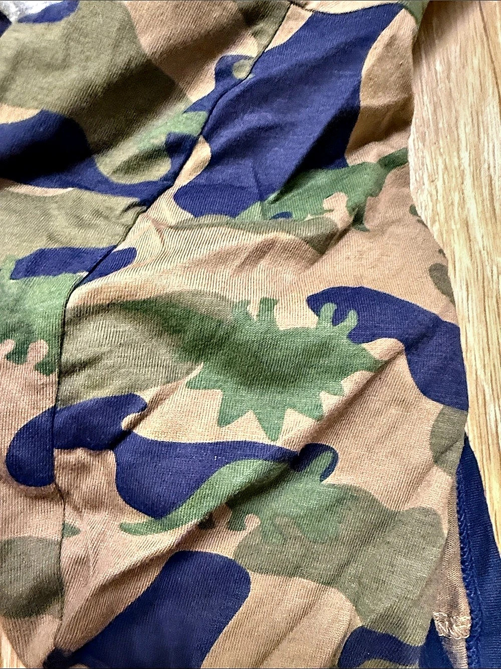 carter's Dinosaur Camo Hooded Henley Romper Baby 18M - Picture 5 of 5